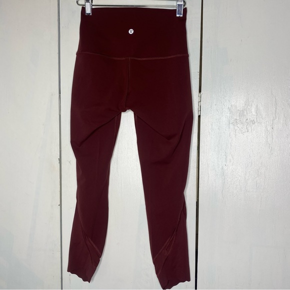 Lululemon Wunder Under High-Rise Crop leggings Scallop Full-On Luxtreme - Picture 4 of 9